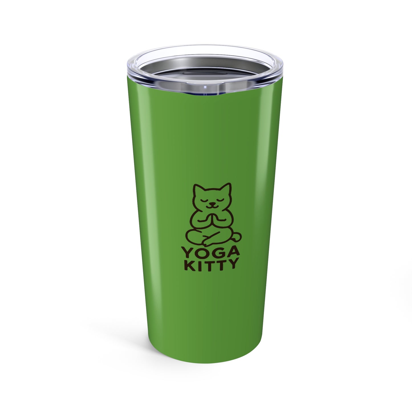 Yoga Kitty Tumbler 20oz – Eco-Friendly Travel Cup for Cat Lovers