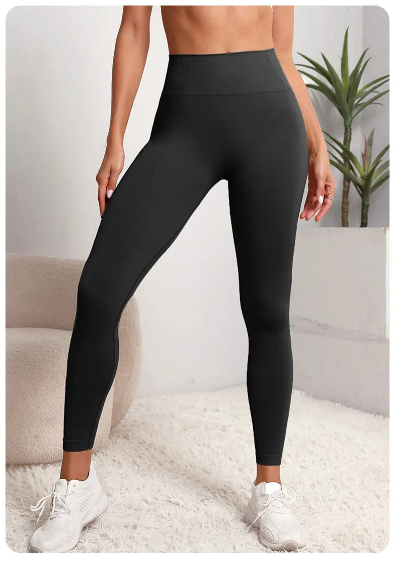 Seamless High-Waist Yoga Leggings