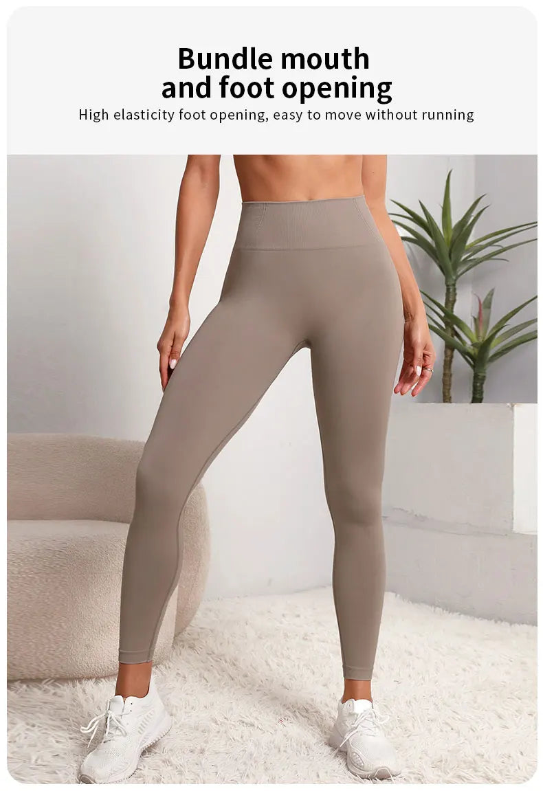 Seamless High-Waist Yoga Leggings