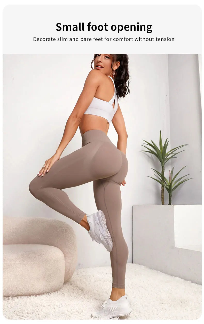 Seamless High-Waist Yoga Leggings
