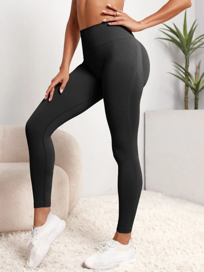Seamless High-Waist Yoga Leggings